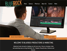 Tablet Screenshot of bluerockproductions.com